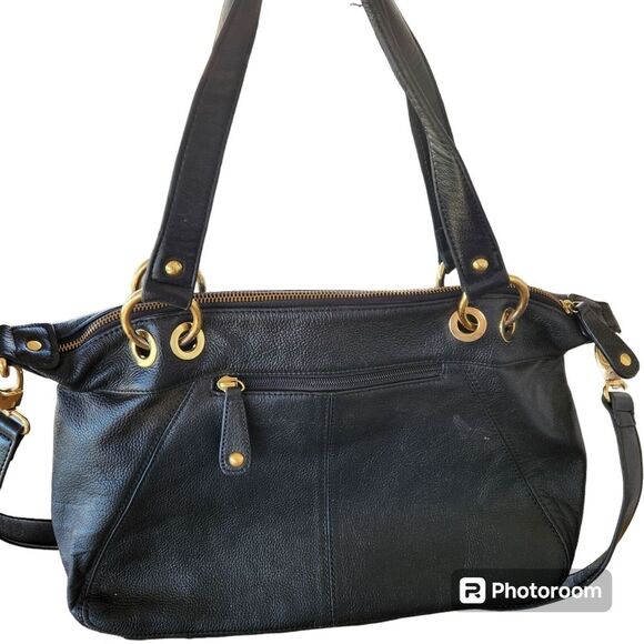 Alfani Studded Large Convertible Crossbody Shoulder Bag Moto Biker Baddie Rocker - Picture 4 of 6